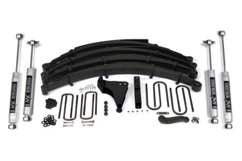 8 Inch Lift Kit Ford F250/F350 Super Duty 99-04 4WD Radius U Bolt NX2 Nitro