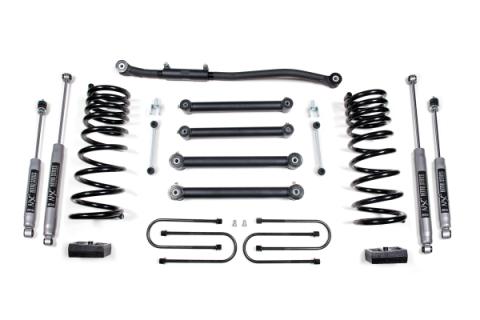 3 Inch Lift Kit Dodge Ram 2500 03-13 &amp; 3500 03-12 4WD Gas 3.5 Inch Axle Fox 2.0 Performance Shocks
