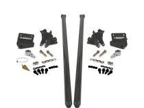 2011-2019 Silverado/Sierra 2500/3500 58 inch Bolt On Traction Bars 4 Inch Axle Diameter Kingsport Grey