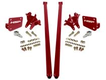HSP Traction Bars For 2011-2017 Ford Powerstroke 6.7 Liter F250 F350 SRW (ECLB,CCSB)-Flag Red